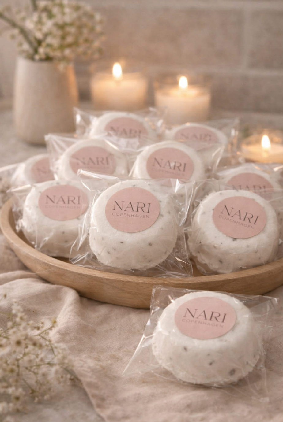 Badebombe med lavendel